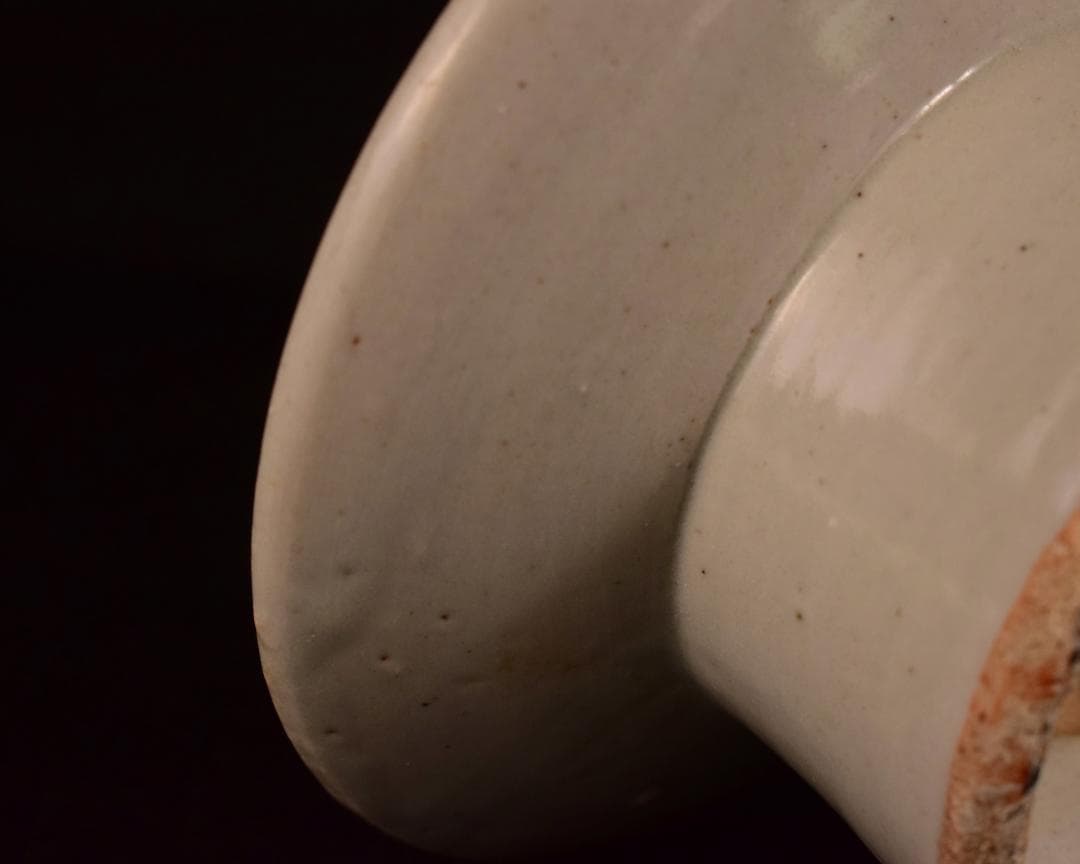 李朝 白磁 台鉢 台皿 菓子器 陶芸