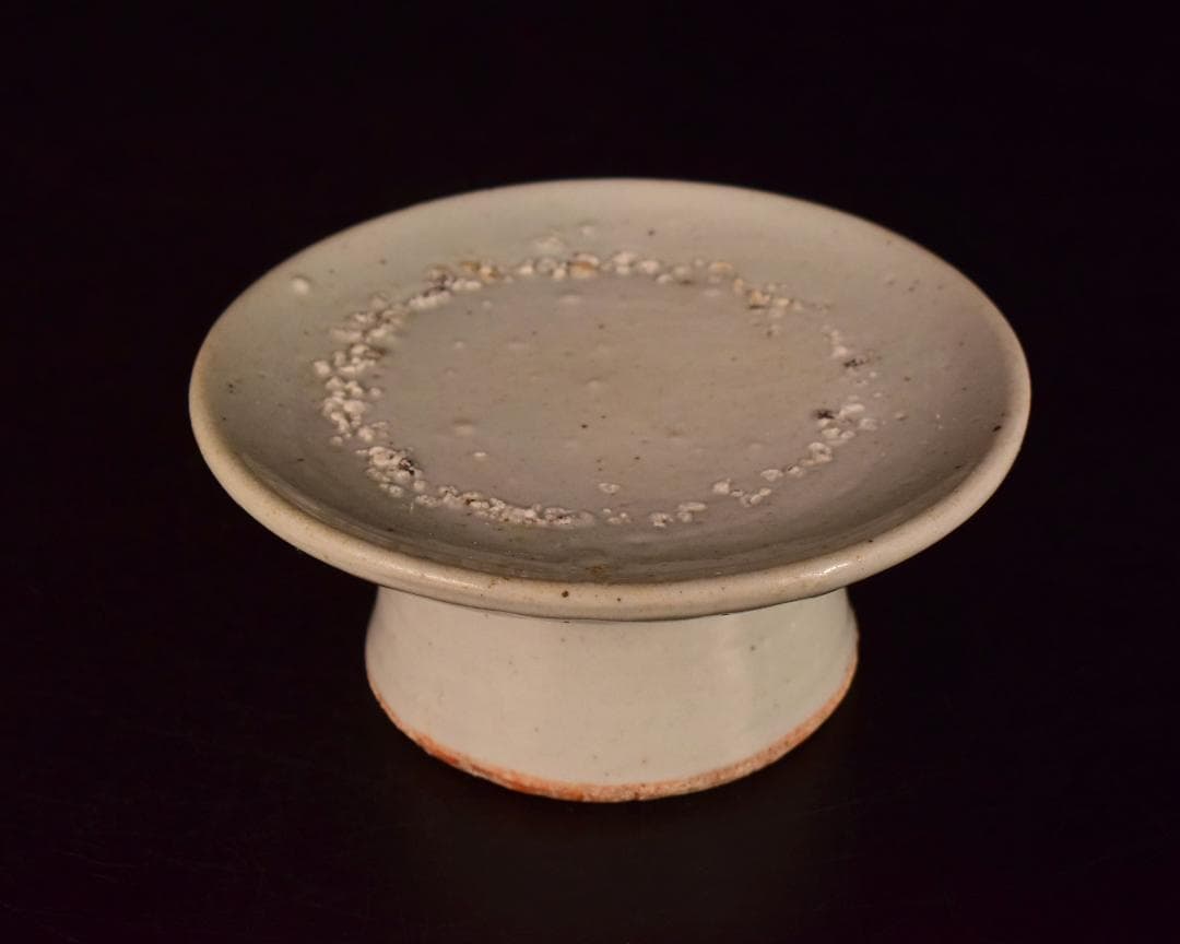 李朝 白磁 台鉢 台皿 菓子器 陶芸