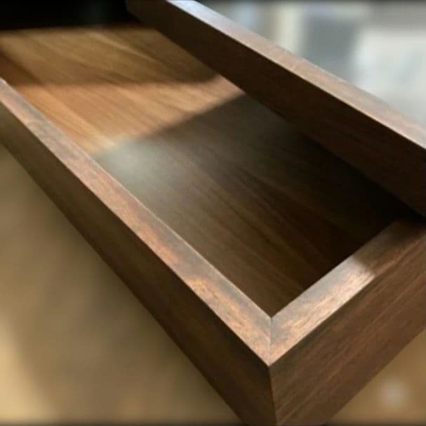 ★値段交渉OK★オシャレな木製の2段収納ボックス