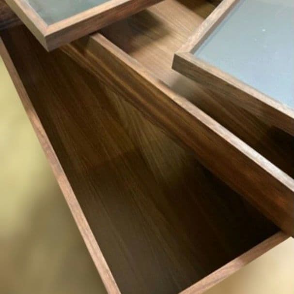 ★値段交渉OK★オシャレな木製の2段収納ボックス