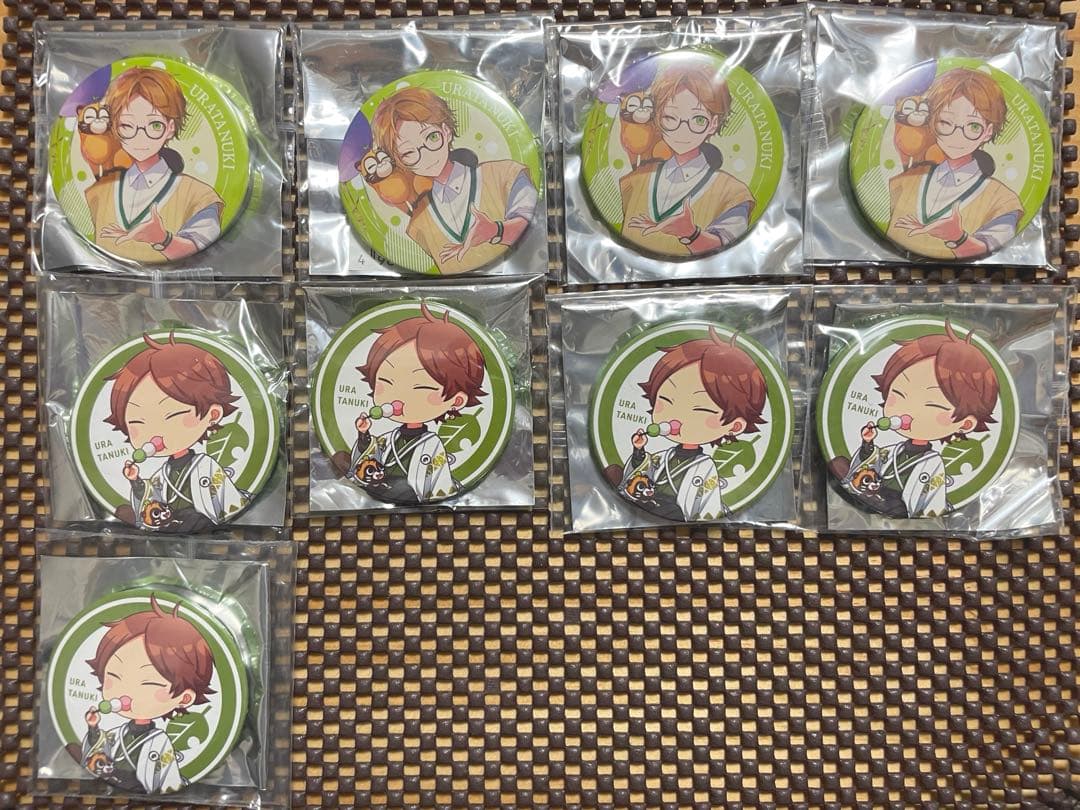 浦島坂田船 うらたぬき 缶バッジ 88枚