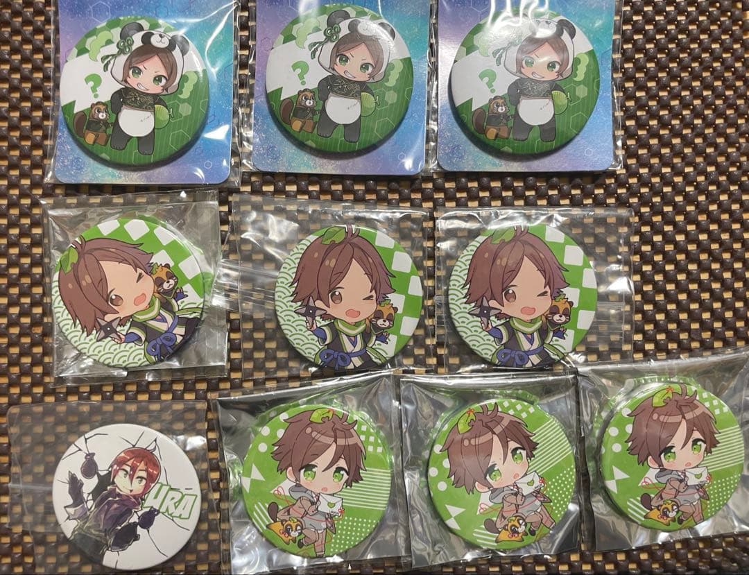 浦島坂田船 うらたぬき 缶バッジ 88枚