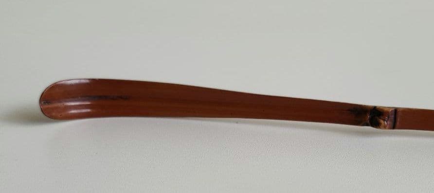 茶杓・銘「木からし」花押・宗薩、共筒