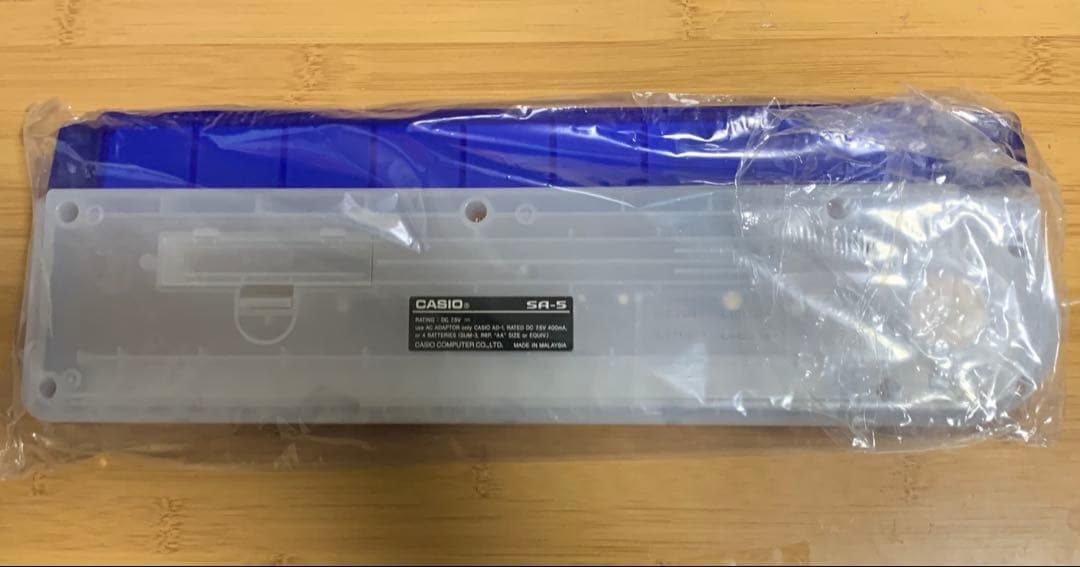 【未使用品】カシオ CASIO SA-5SB 日本限定　スケルトンブルー