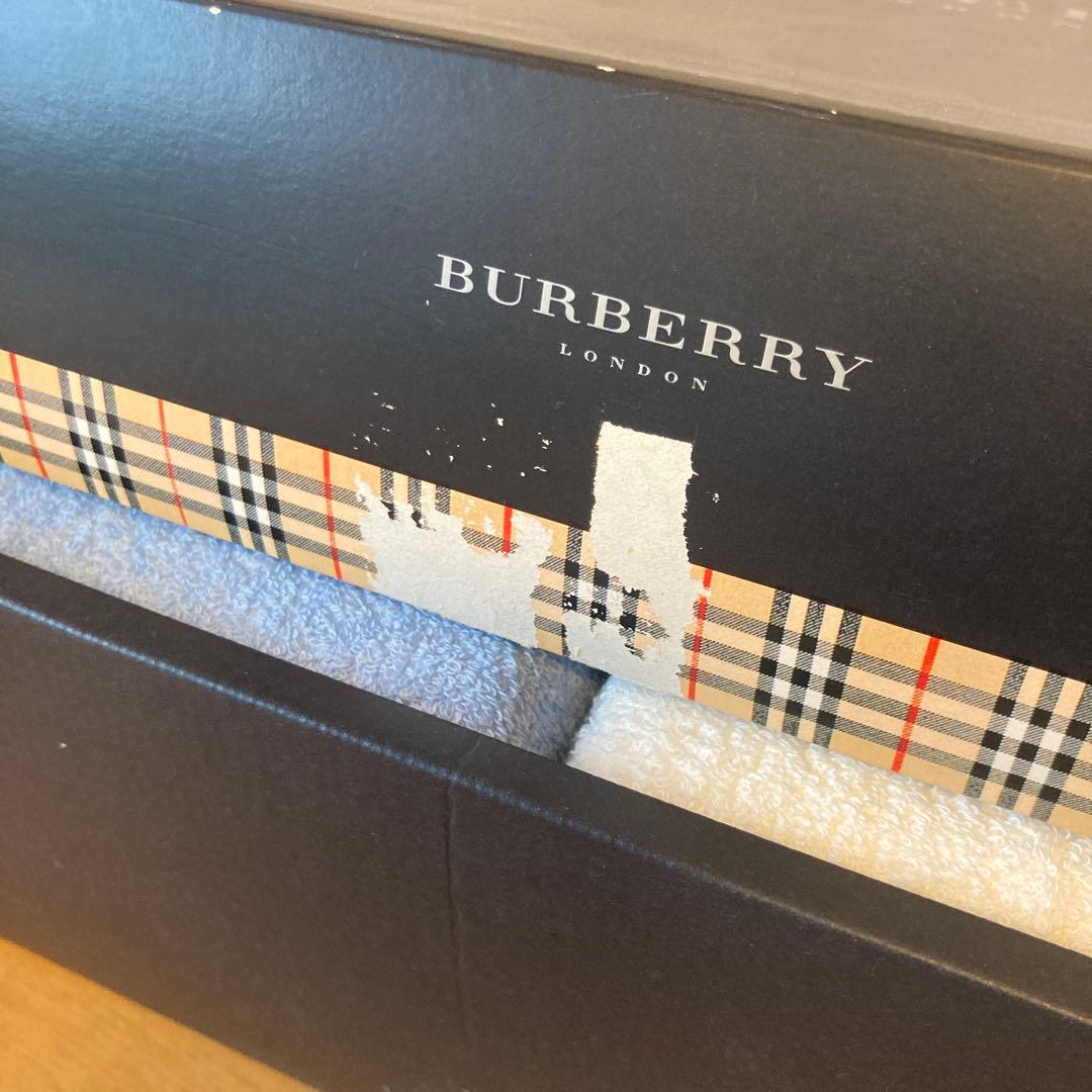 BURBERRY タオルシーツセット 140×240cm 2枚組
