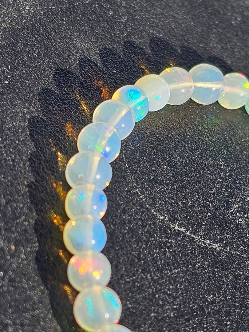 プレシャスオパール　S925チェーンブレスレット