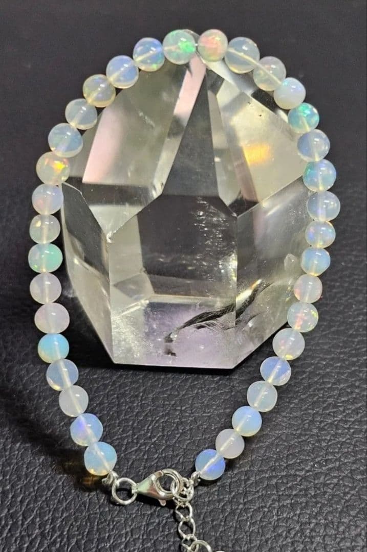 プレシャスオパール　S925チェーンブレスレット