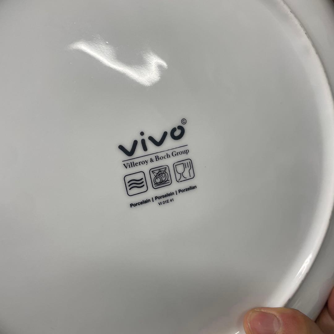 vivo ホワイトポーセリン皿 9枚セット