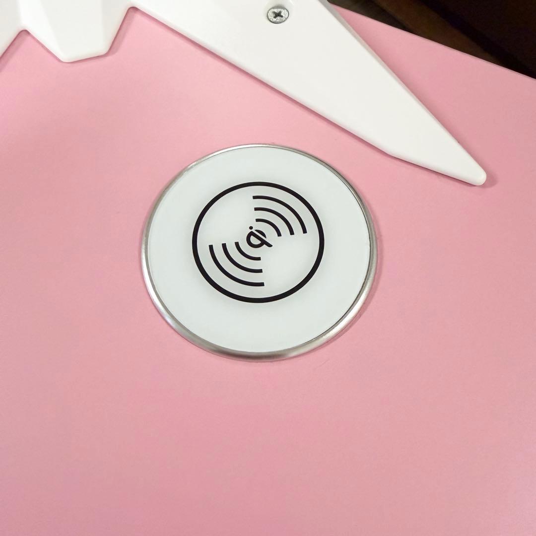 【美品‼️】Autofull PCデスク ゲーミングデスク ワイヤレス充電　ピンク