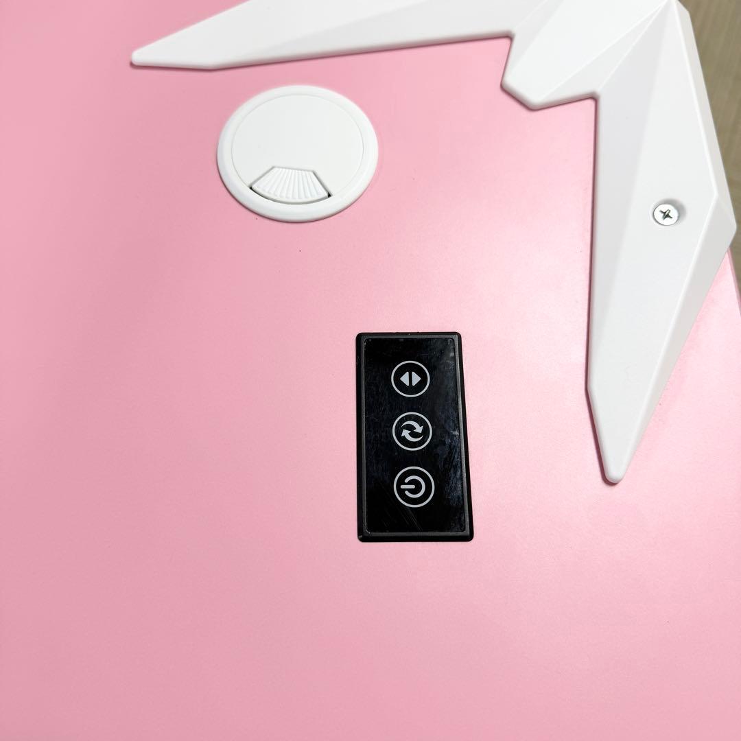 【美品‼️】Autofull PCデスク ゲーミングデスク ワイヤレス充電　ピンク