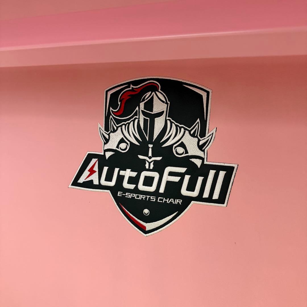 【美品‼️】Autofull PCデスク ゲーミングデスク ワイヤレス充電　ピンク