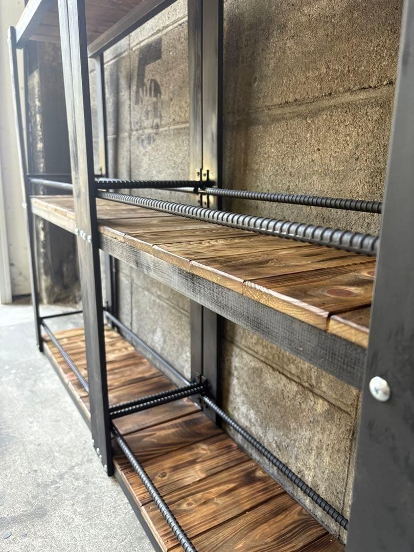 ウイスキーラック　上段バー無しタイプ　特大ウィスキーラック　飾り棚 0209