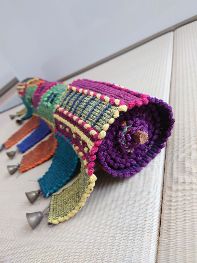 民族　厚手編み暖簾　170cm×70cm　アジアン　メキシコ　エスニック