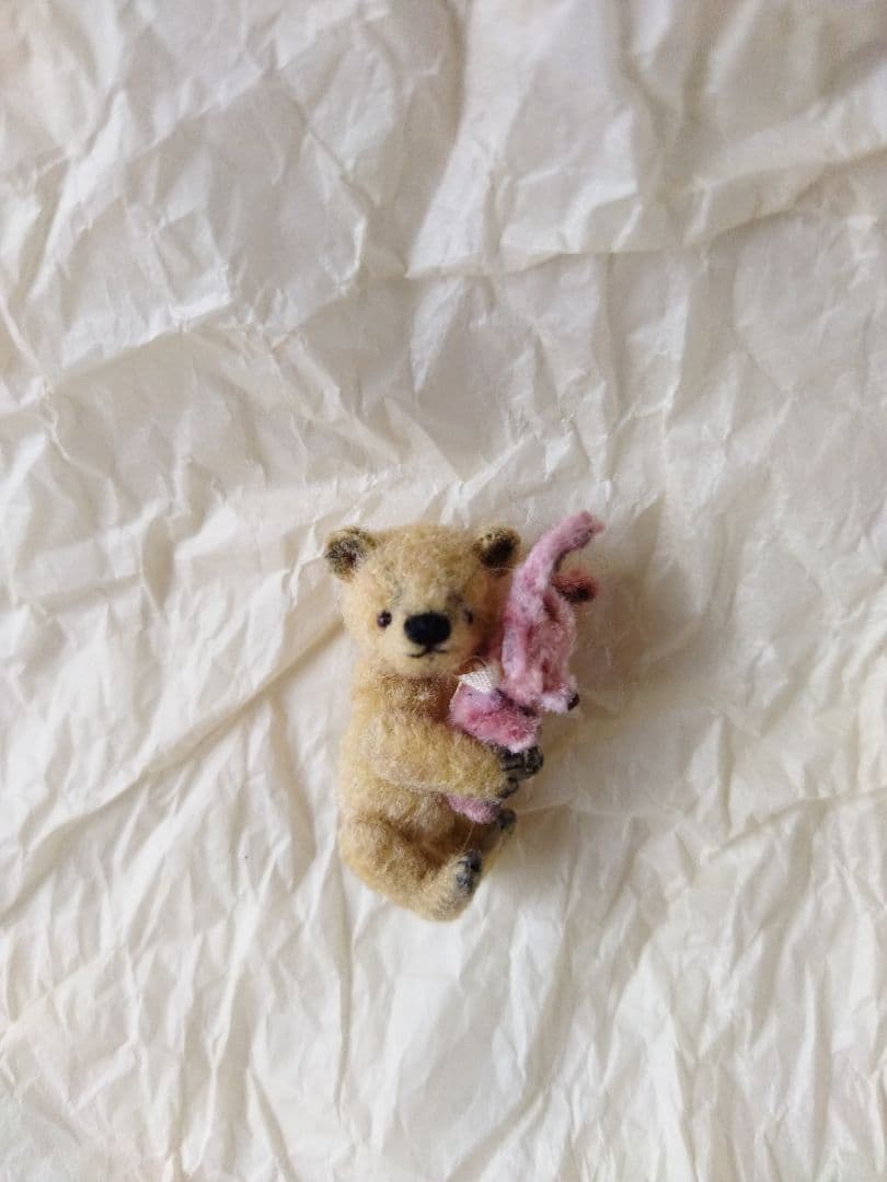 【サイズご注意下さい】ミニチュア　アーティストベア　小町さえり　作家ぬいぐるみ