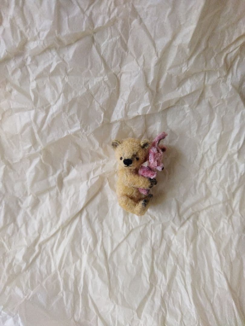 【サイズご注意下さい】ミニチュア　アーティストベア　小町さえり　作家ぬいぐるみ