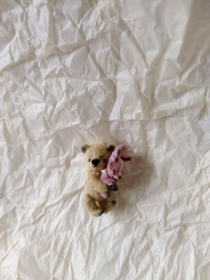 【サイズご注意下さい】ミニチュア　アーティストベア　小町さえり　作家ぬいぐるみ