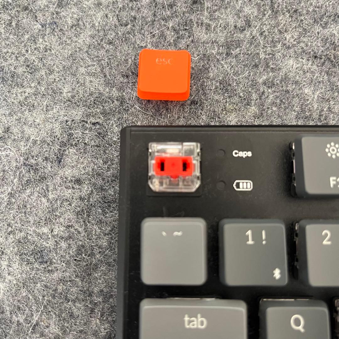 Keychron K1 US配列 赤軸 キーボード Bluetooth