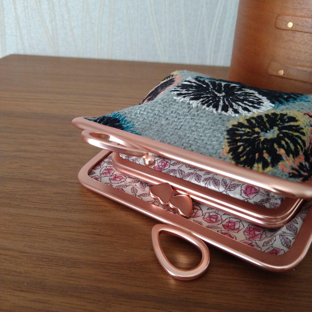 【専用です】リボン口金 親子がま口財布 ☆ミナペルホネン ハンドメイド