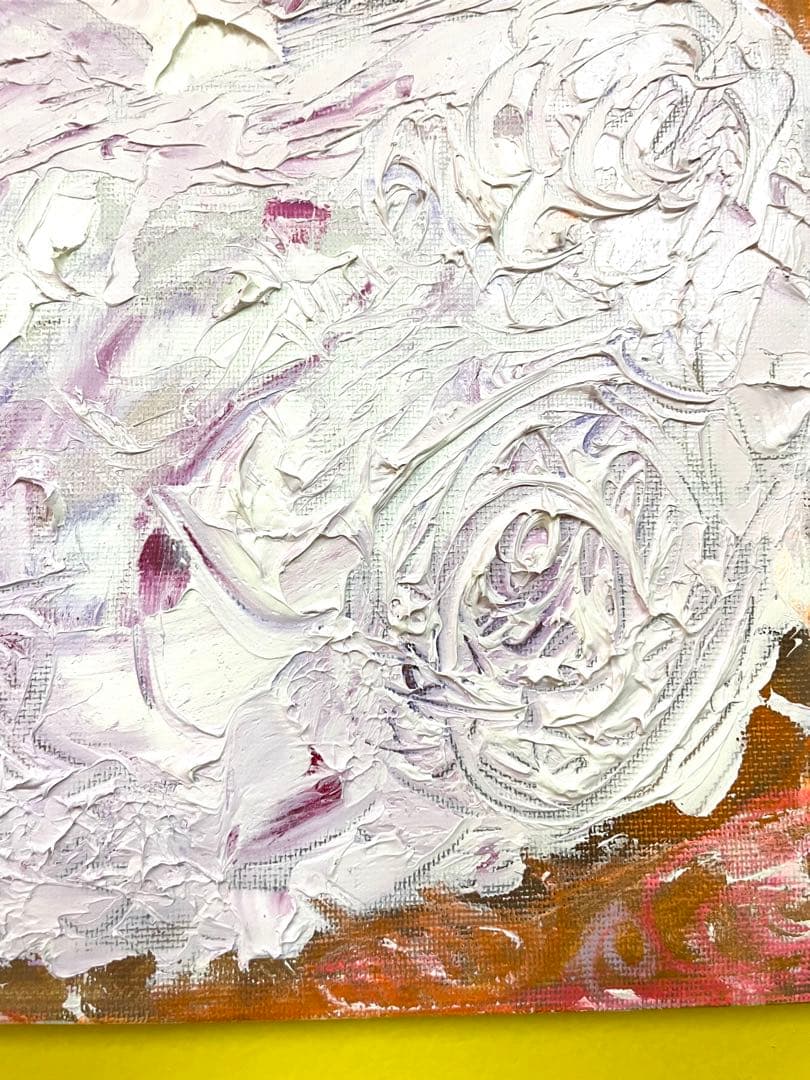 抽象画 りんご　Bー1