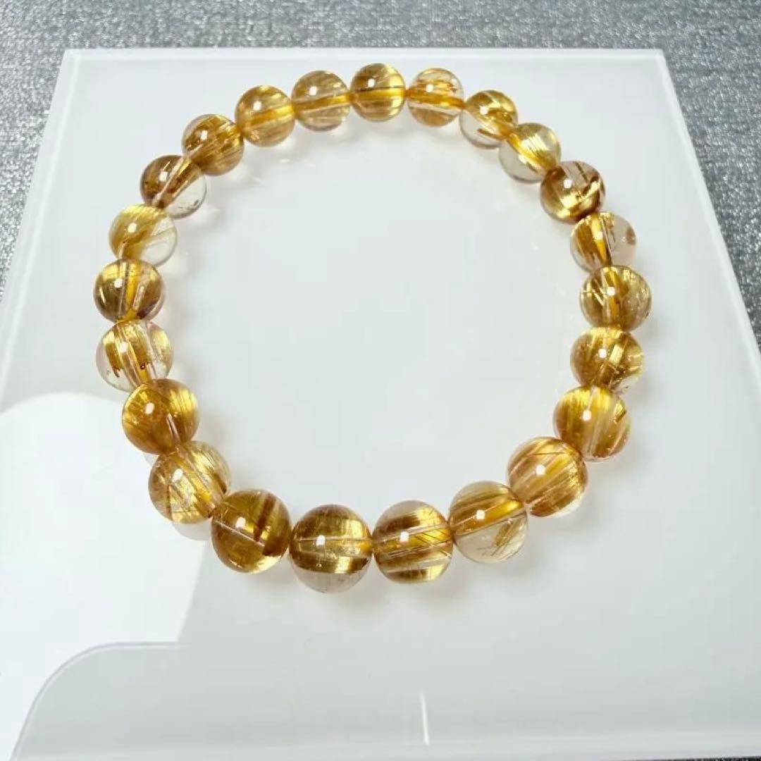 タイチンルチルクォーツブレスレット【ハイクオリティ】