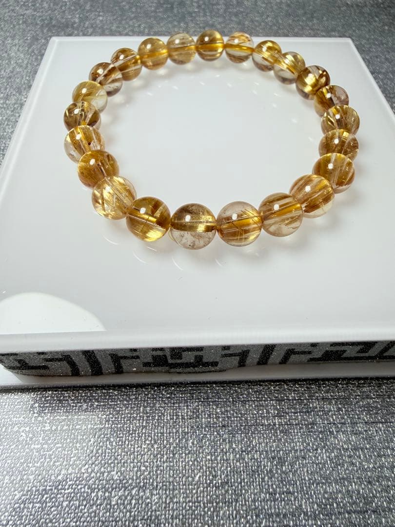 タイチンルチルクォーツブレスレット【ハイクオリティ】