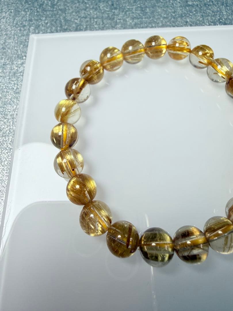 タイチンルチルクォーツブレスレット【ハイクオリティ】