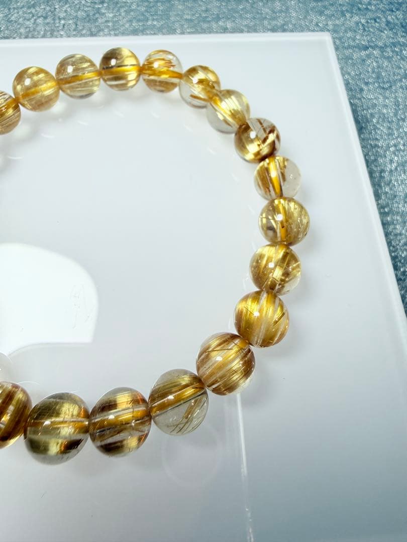 タイチンルチルクォーツブレスレット【ハイクオリティ】