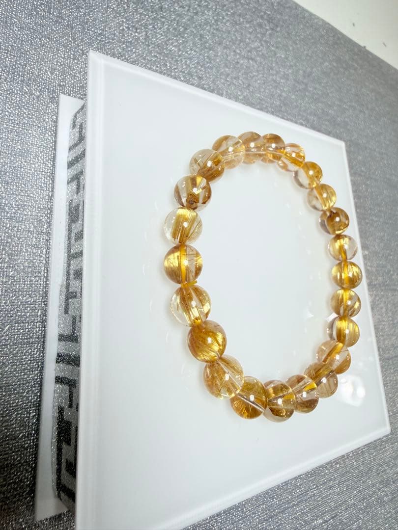 タイチンルチルクォーツブレスレット【ハイクオリティ】