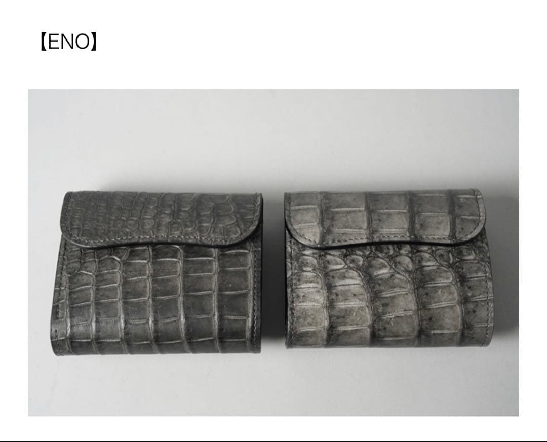 WILDSWANS ENO イーノ 墨染 ポロサス クロコ 財布