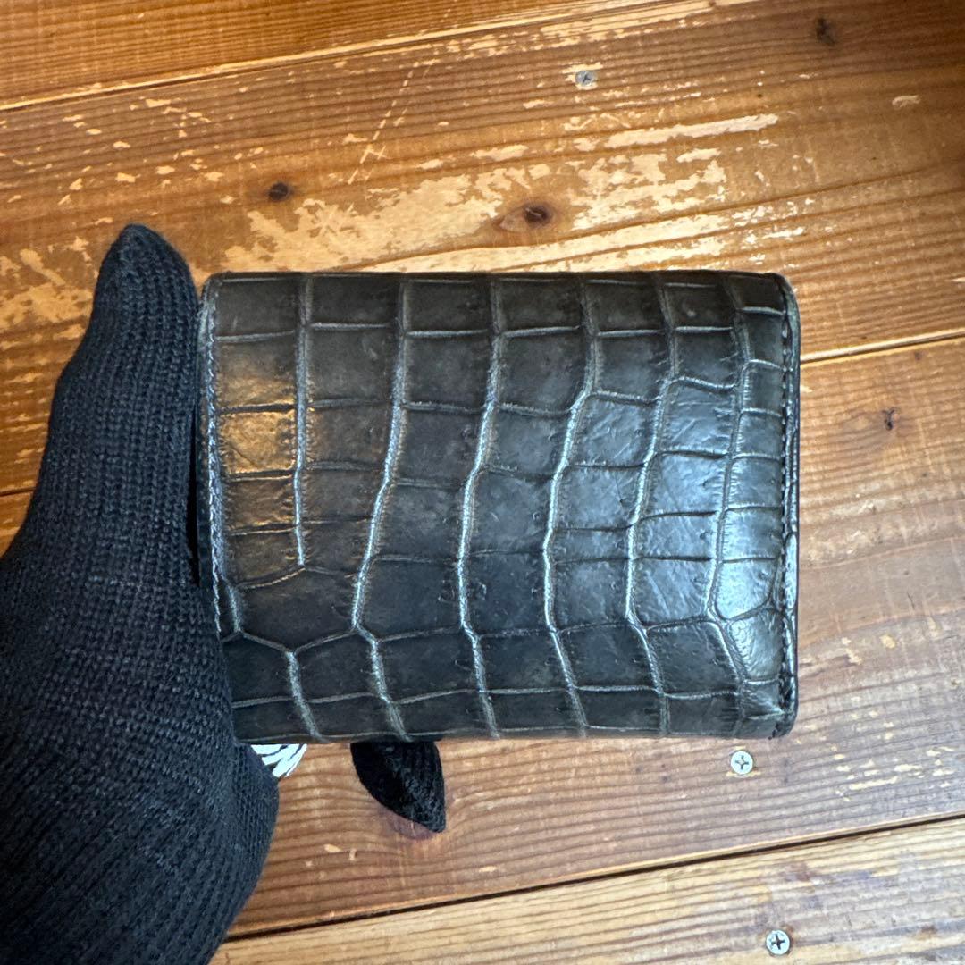 WILDSWANS ENO イーノ 墨染 ポロサス クロコ 財布