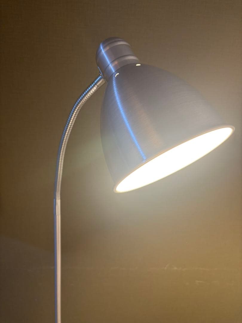 電球付属 IKEA イケア LERSTA レールスタ シルバー フロアスタンド