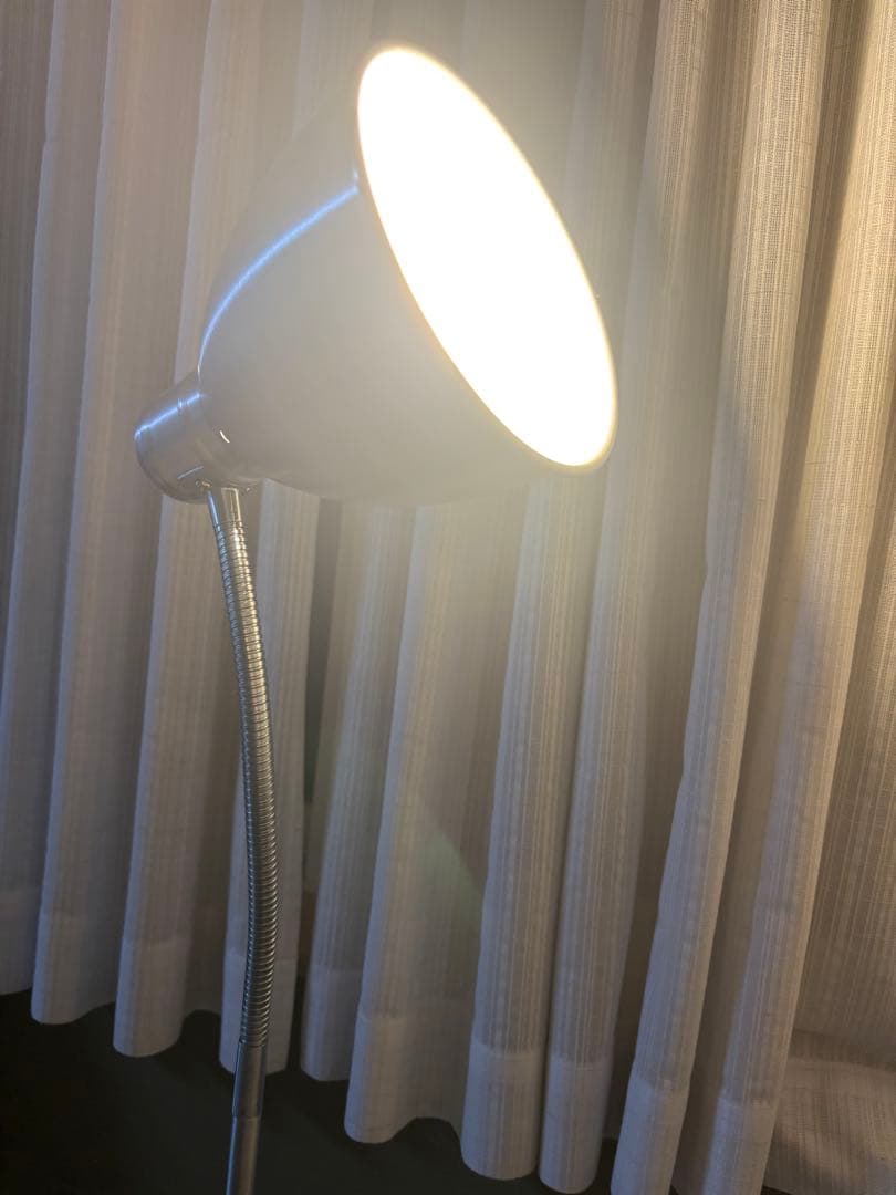 電球付属 IKEA イケア LERSTA レールスタ シルバー フロアスタンド