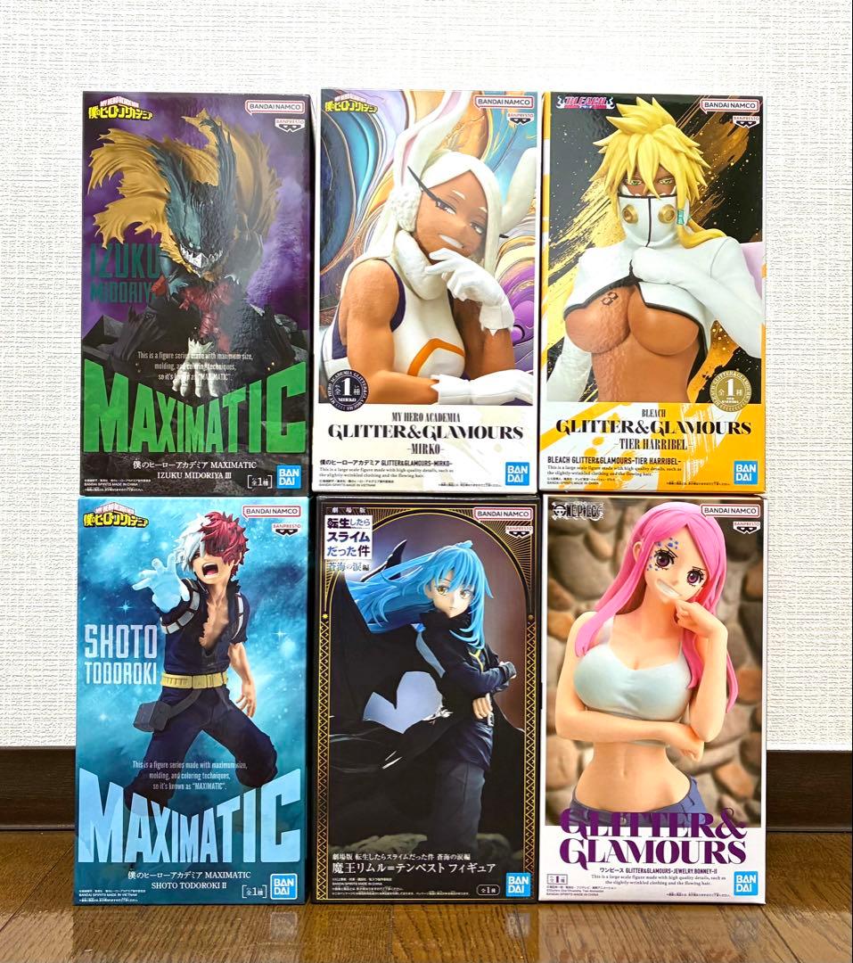 【 人気アニメフィギュア 6種6体セット 】 まとめ売り<<>>→