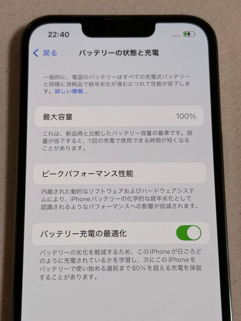 iPhone 13 Pro 256GB グラファイトSIMフリー（本体のみ）