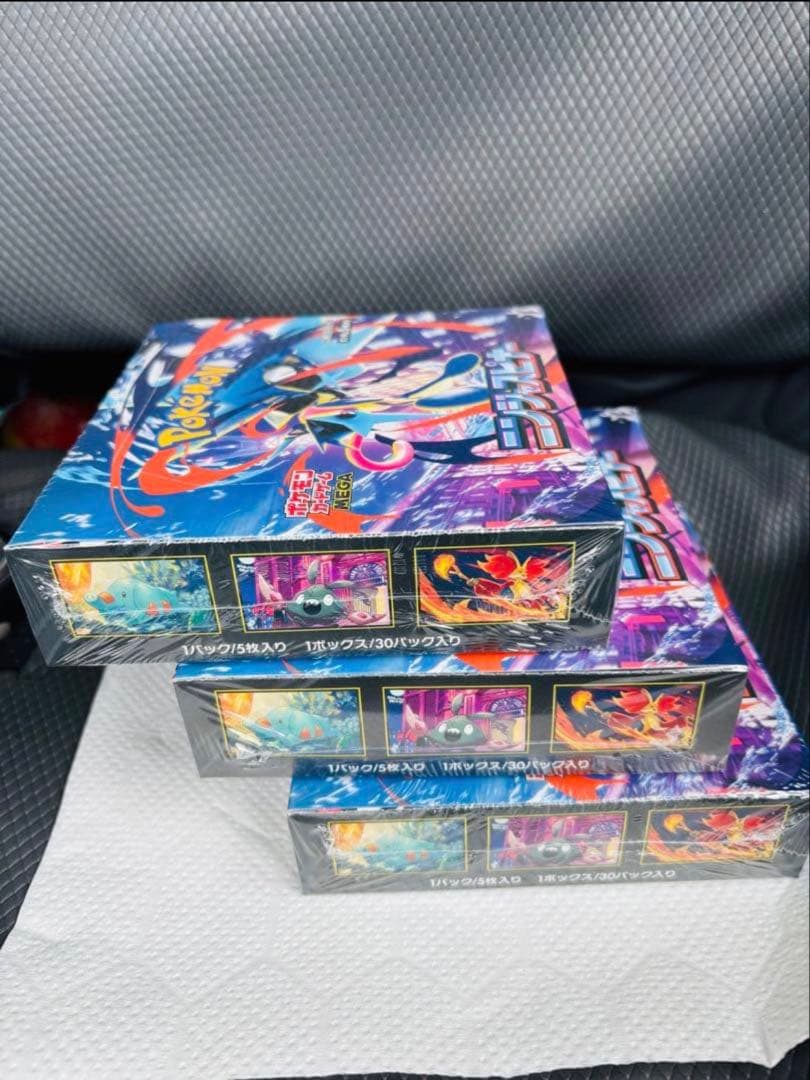 [新品未開封シュリンク付き]　ポケモン ニンジャスピナー 3BOX