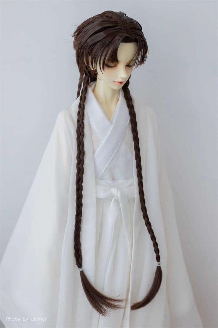 AX598 BJD 1/3 人形 ドール ウィッグ カツラ 耐熱 ハンドメイド