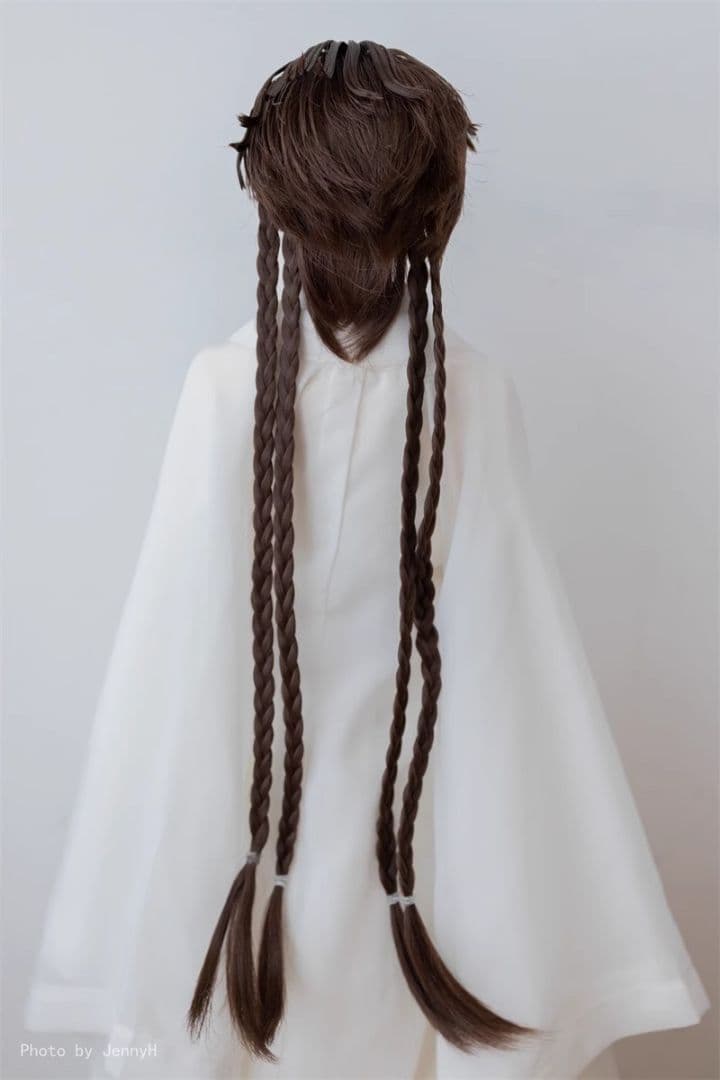 AX598 BJD 1/3 人形 ドール ウィッグ カツラ 耐熱 ハンドメイド