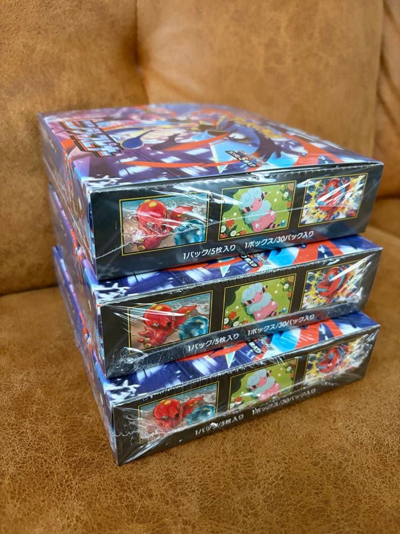 ポケモンカードゲーム ニンジャスピナー　シュリンク付き 3BOX