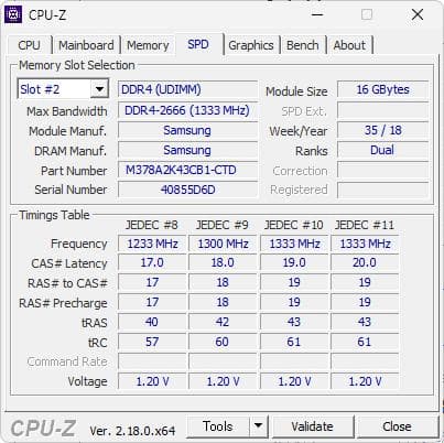 サムスン デスクトップ用 DDR4メモリ 16GB×2枚=計32GB