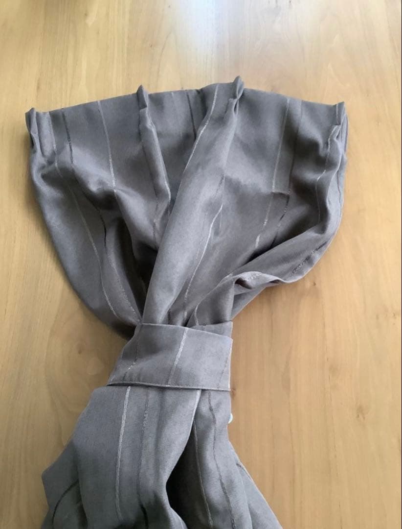 NITORIストライプドレープカーテン×4枚（145cm×212cm）