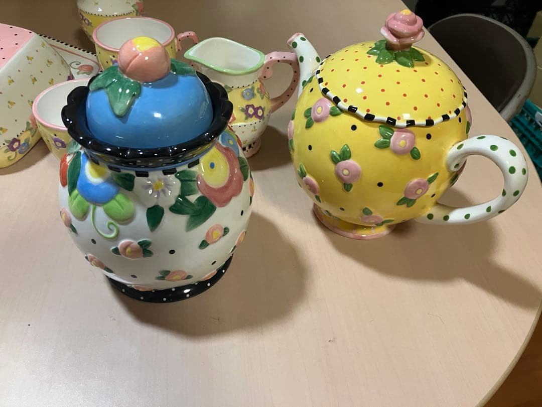 花柄ティーセット