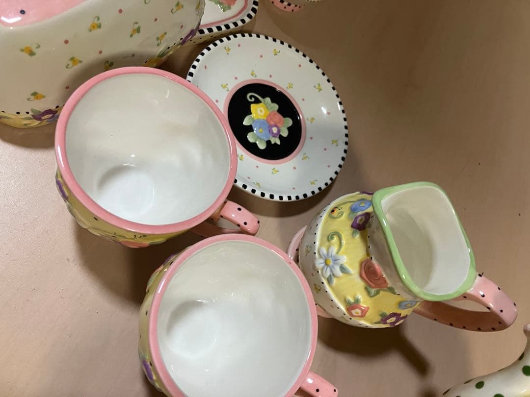 花柄ティーセット