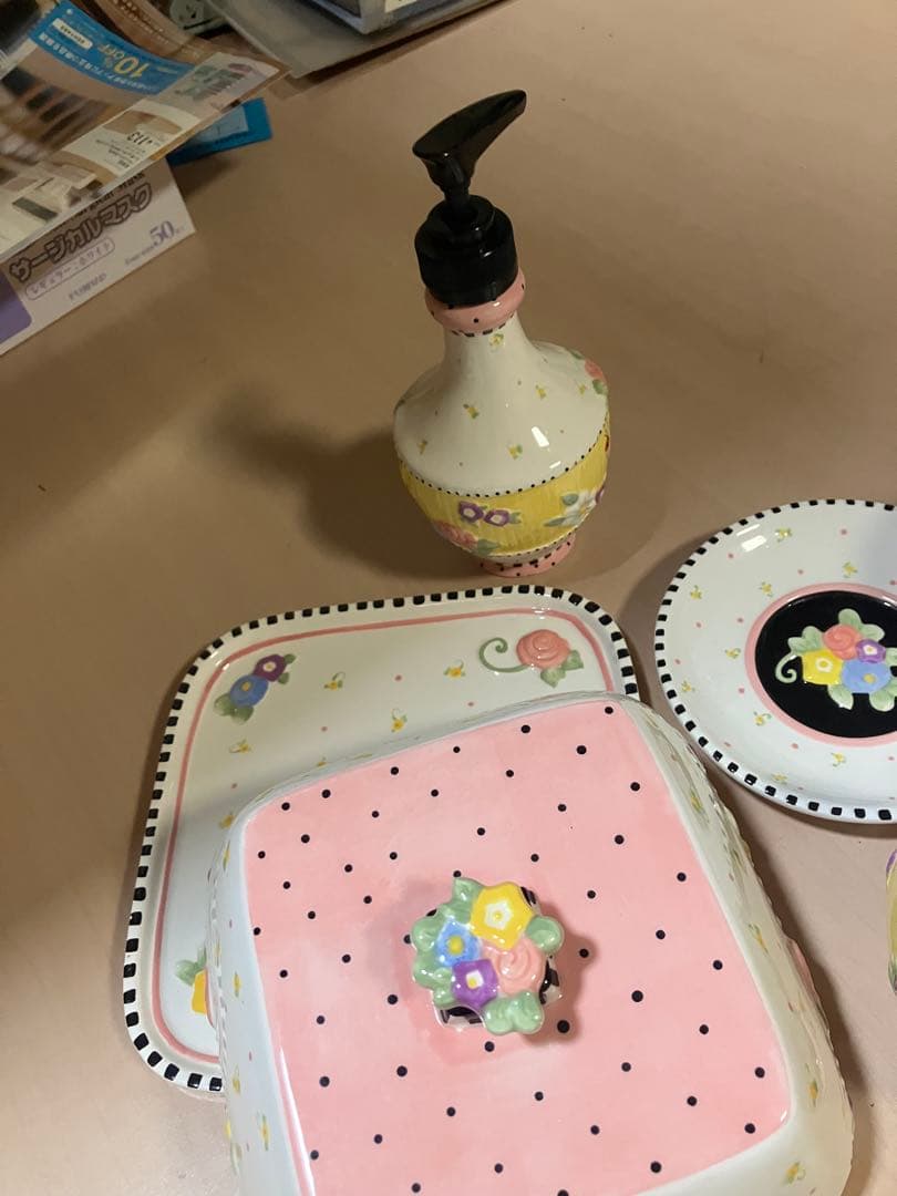 花柄ティーセット