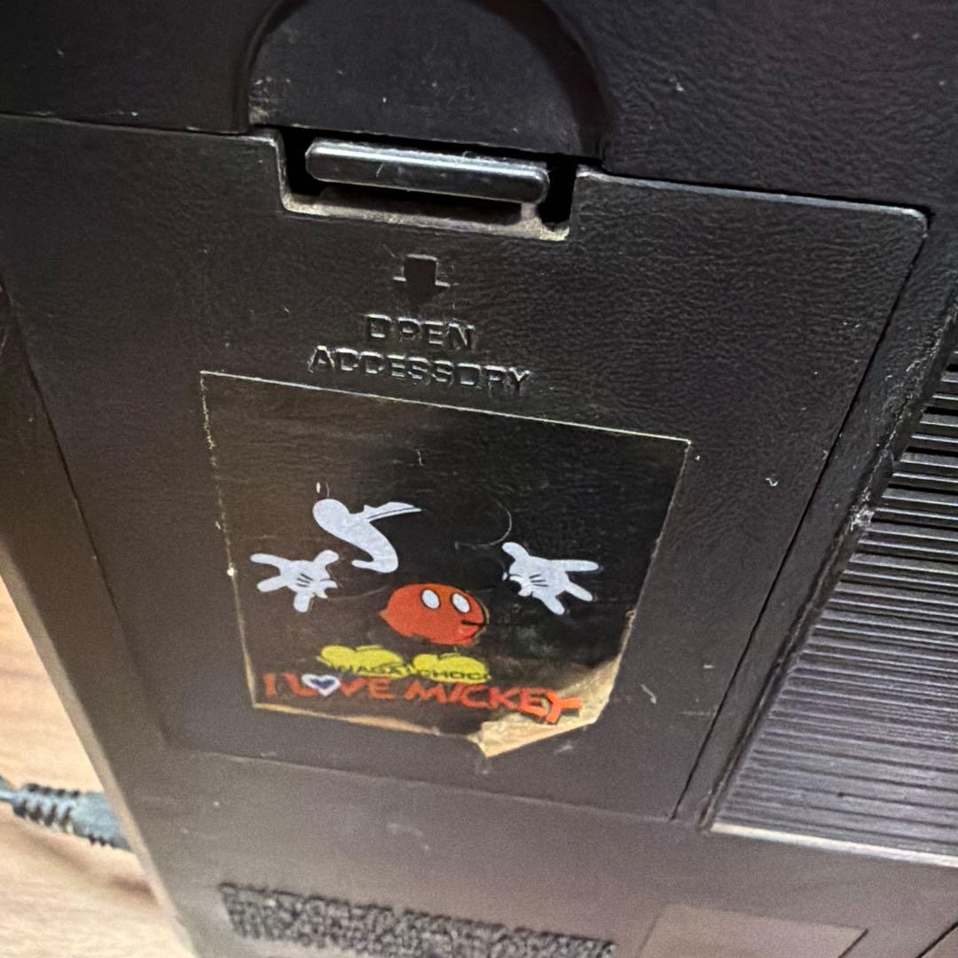 National ブラック　ナショナル ラジカセ　RQ-560　動作品　レトロ