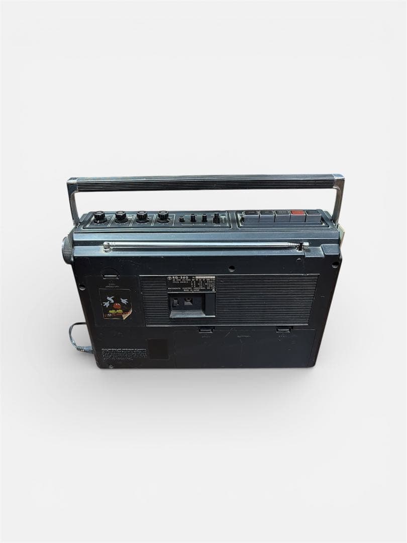 National ブラック　ナショナル ラジカセ　RQ-560　動作品　レトロ