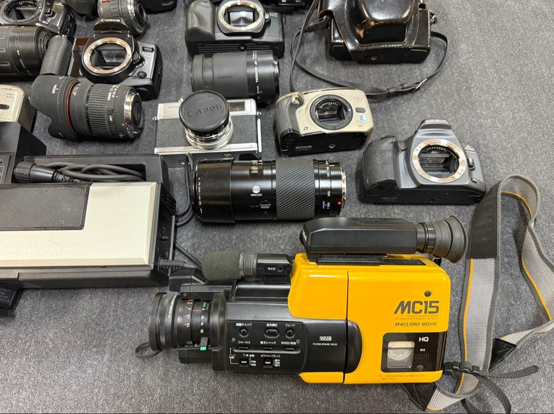 大量 カメラ 動作未確認 一眼レフ コンパクト フィルム レンズ 蔵出し