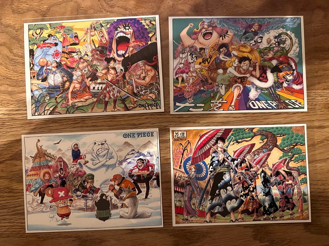 限定　ONE PIECE ベースショップ　ポストカード　コンプリートセット