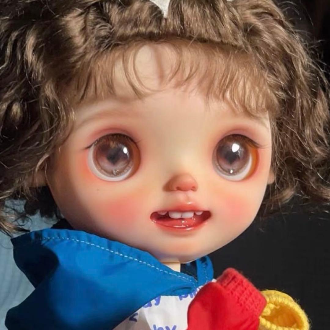 カスタムブライス 笑顔 かわいい 作家様 カスタムドール