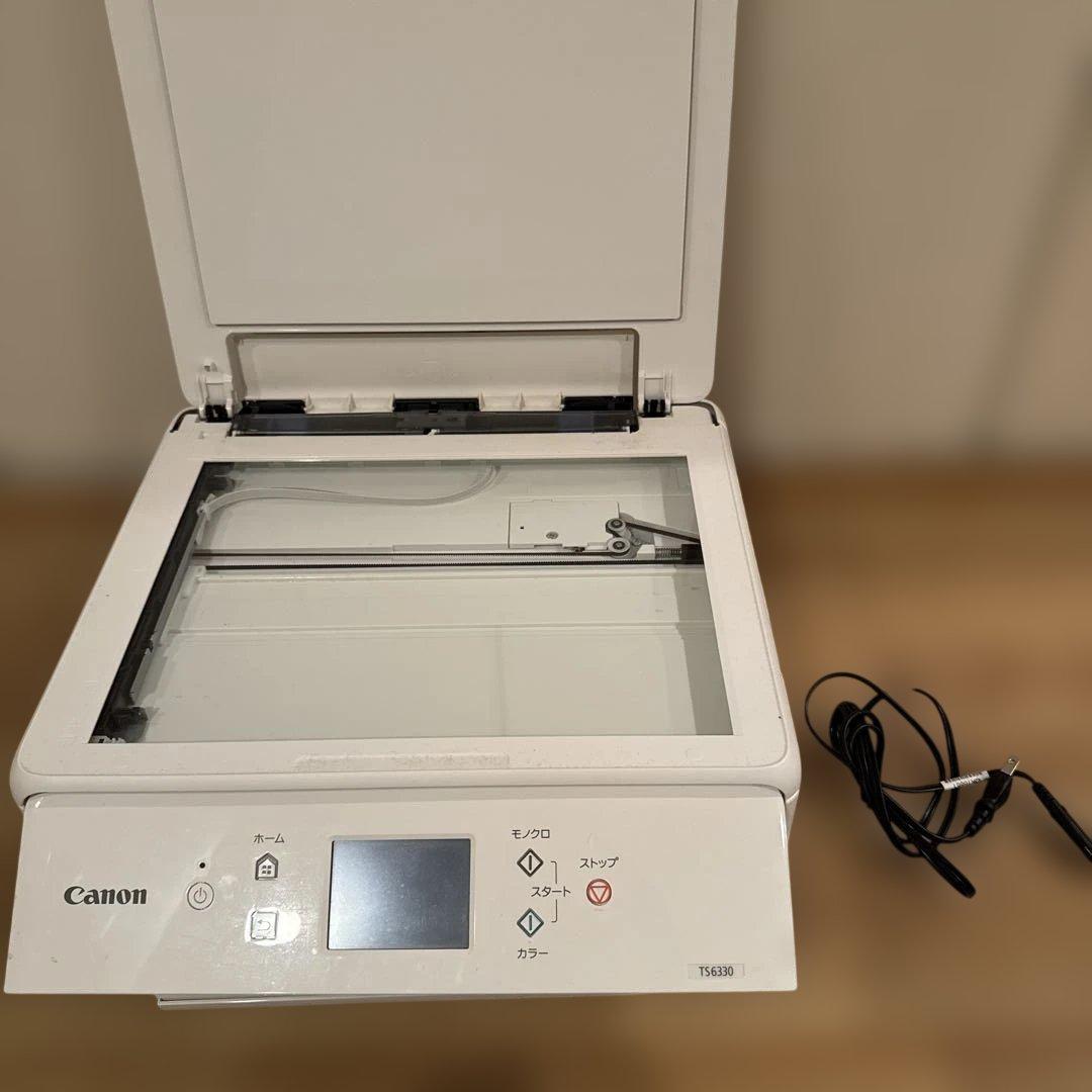 Canon TS6330 キャノン　ホワイト インクジェットプリンター