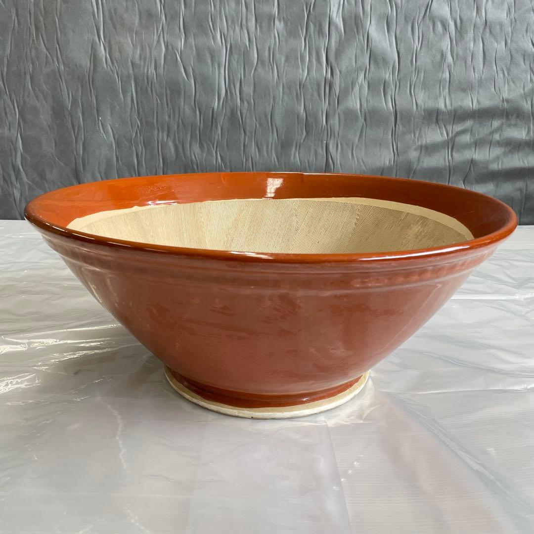 ☆【中古】すり鉢15号 Φ46 高さ19cm 46cm 約6.5kg 1点②